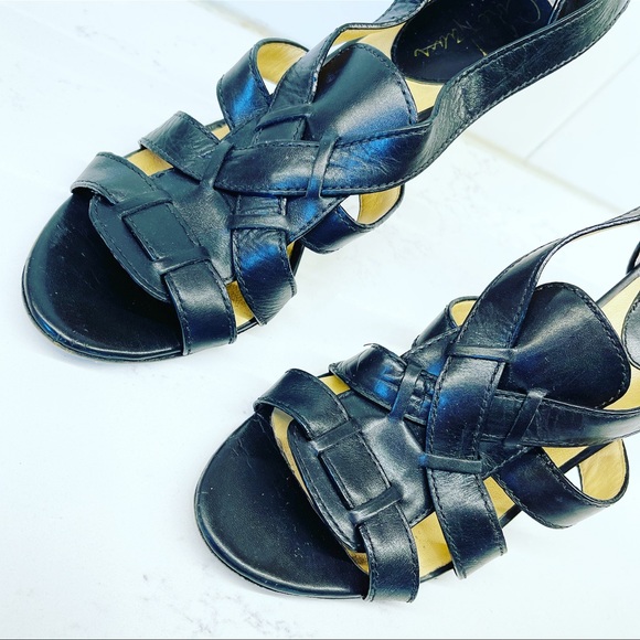 Cole Haan Calfskin Leather Gladiator Heels - Picture 3 of 12